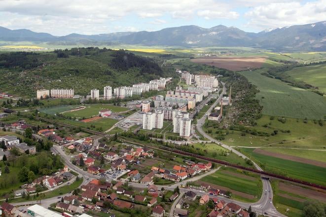 Liptovský Mikuláš, aerial view