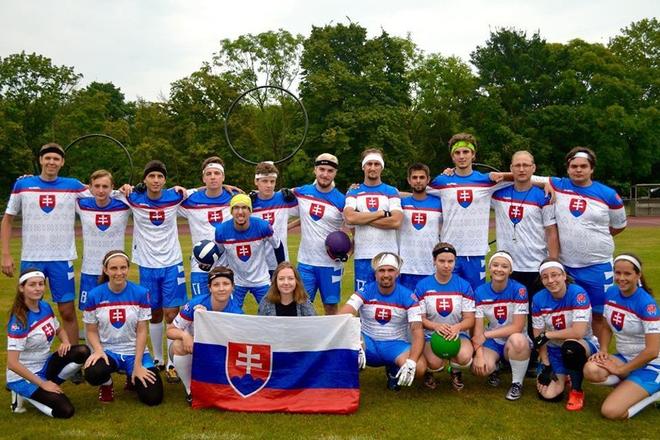 Slovak quidditch team at The 2016 IQA World Cup in Frankfurt, Germany.
