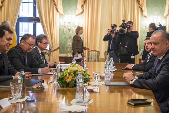 President Andrej Kiska met with representatives of Venice Commission.