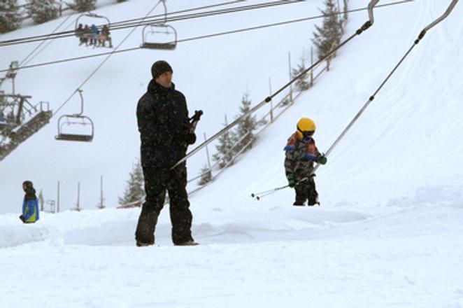 Skiing was the bait to lure doctors to the symposium. 