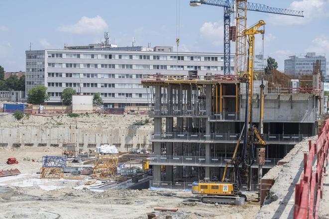 New construction on Mlynské Nivy Street.