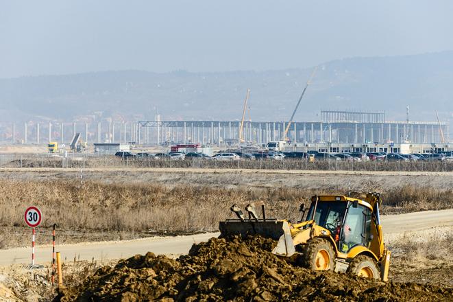 Jaguar Land Rover’s construction site