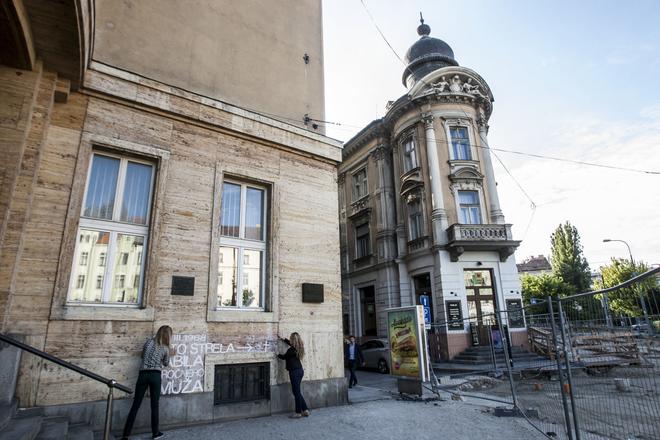 Law Faculty of Comenius University in Šafárikovo Square, where the civilian killings by foreign armies on August 21, 1968, were most concentrated. 