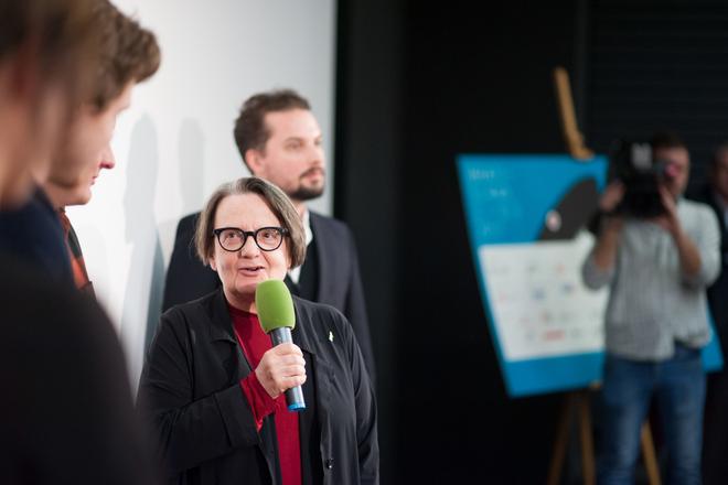 Polish director Agnieszka Holland and her co-production movie Spoor at Febiofest film festival