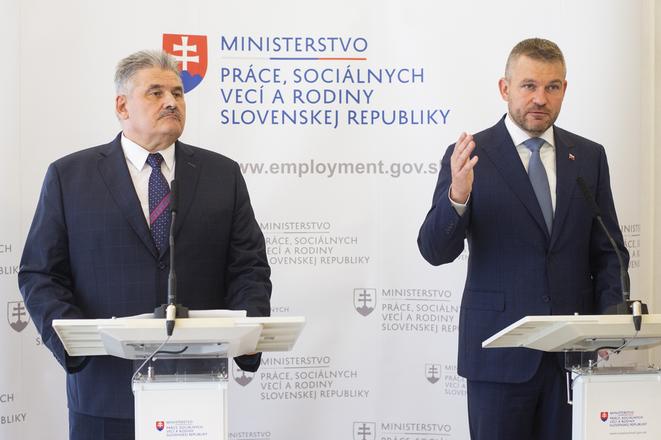 Ján Richter and Peter Pellegrini