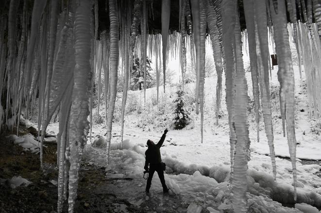 Šikľavá Skala icefall