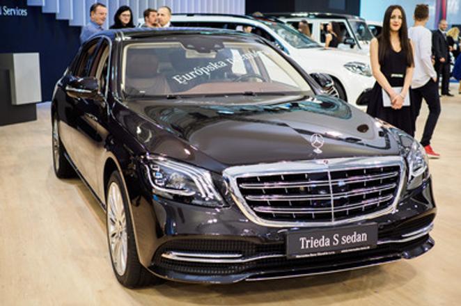 Mercedes-Benz,S-class, sedan at the Motor Show Bratislava 2017.