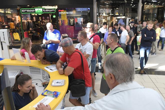 Waiting for tickets in Košice