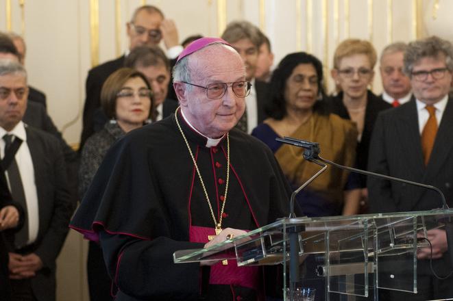 Apostolic nuncio Mario Giordana