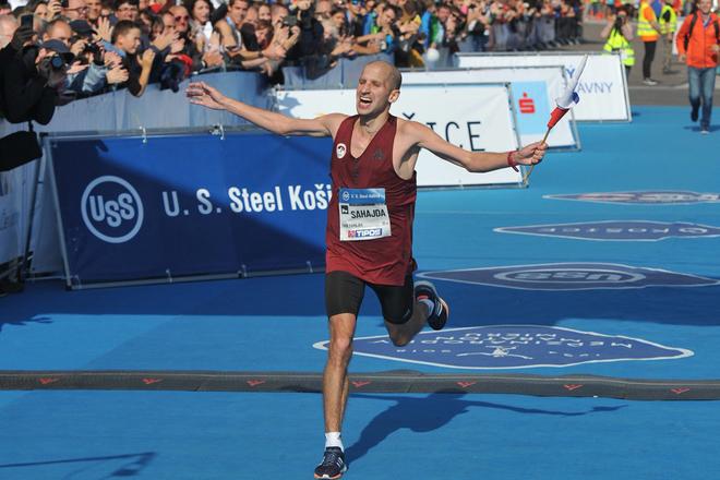 The best Slovak, Tibor Sahajda, at International Peace Marathon Košice 2018.