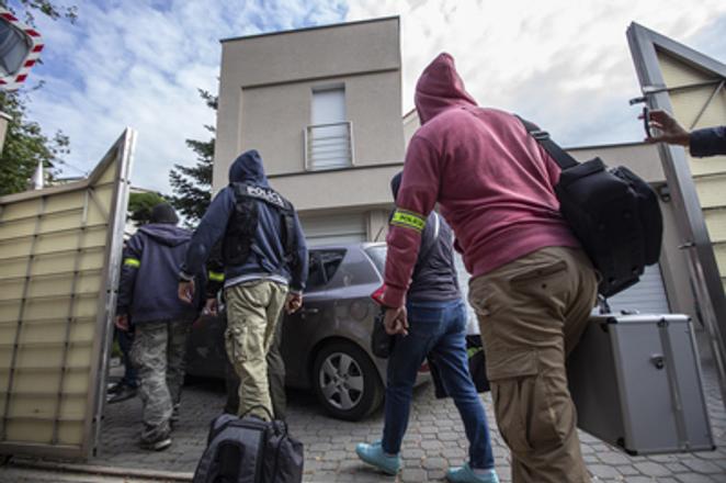House search at Kočner’s property in Chrasťová 22, Bratislava, on October 16, 2018.