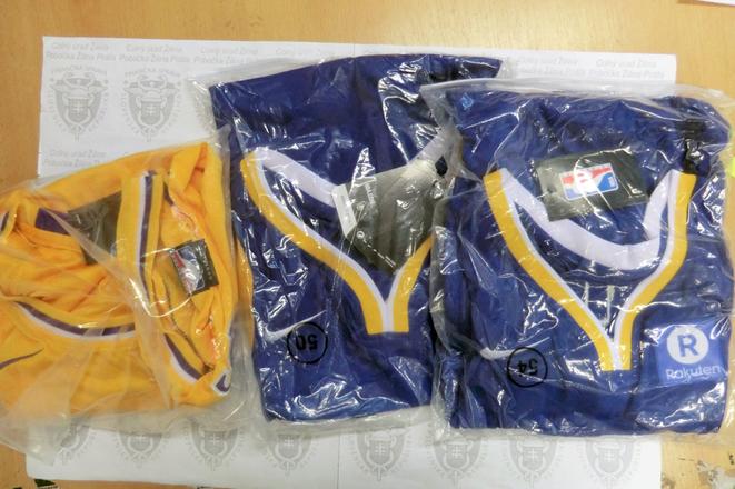 Counterfeit seized by Žilina customs officers. 