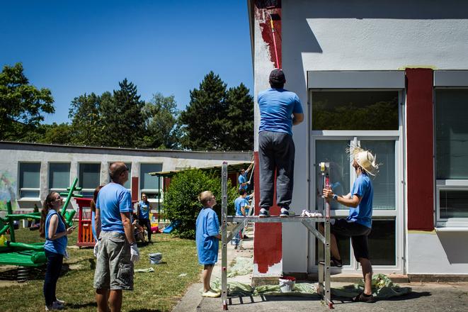 Naše Mesto volunteering event