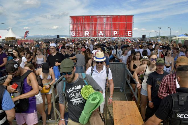 The 2019 Grape Festival at Piešťany airport in the west of Slovakia.