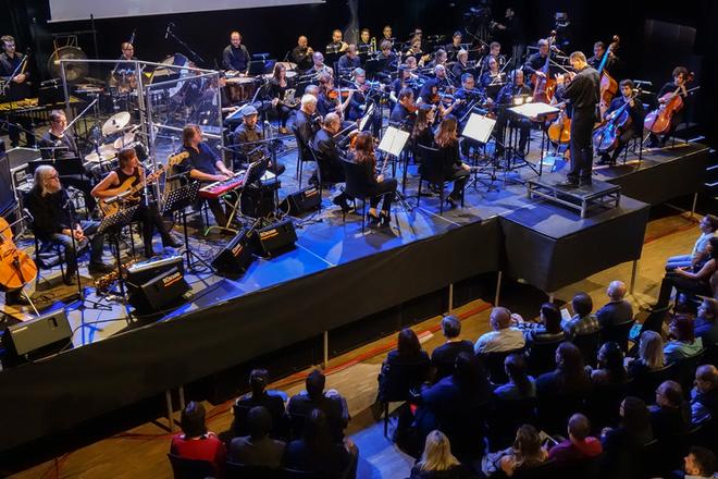 The Plastic People of the Universe and Brno Philharmonic concert in Brno in 2018