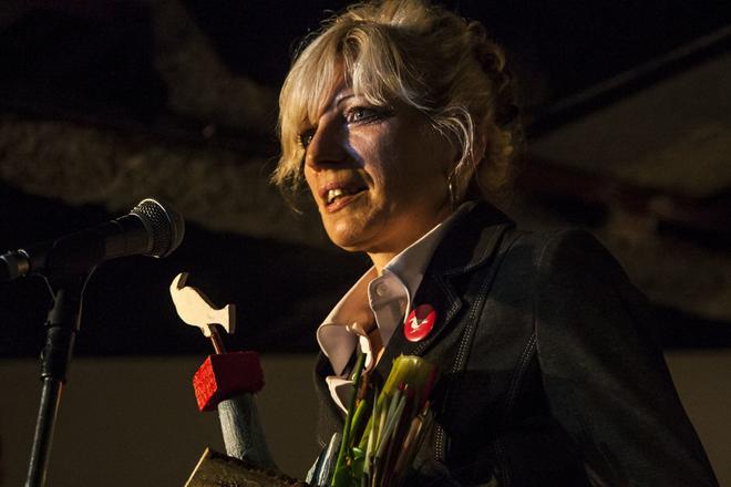 Ľubica Lapinová received the White Crow award in 2014.