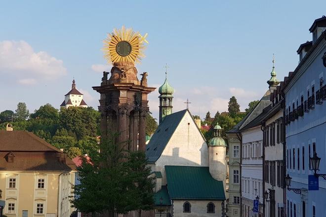 The picturesque town of Banská Štiavnica, in central Slovakia.