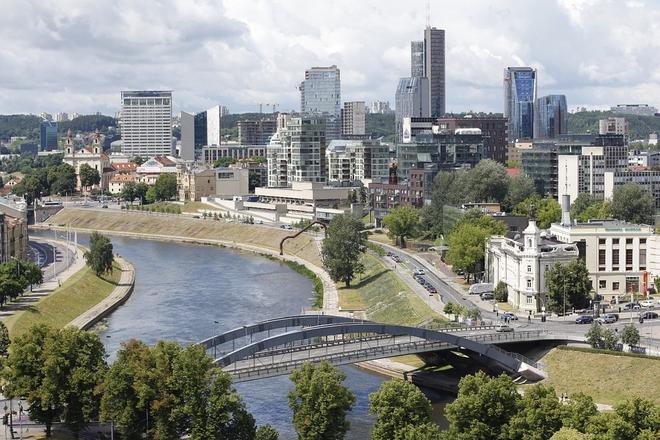 Vilnius, the capital of Lithuania. 