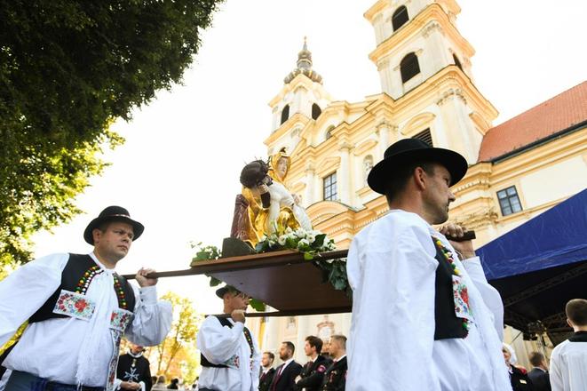 The national pilgrimage at the Šaštín Basilica