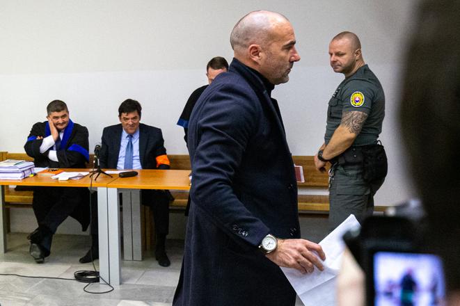 Ivan Cvik at the court.