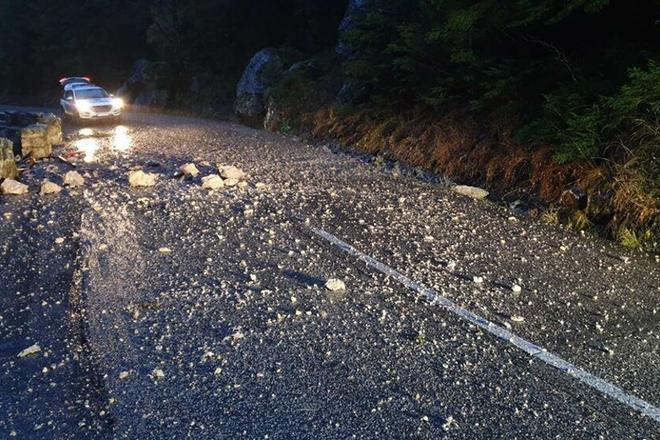 Rocks fell in Terchová in the Žilina Region for the first time three weeks ago