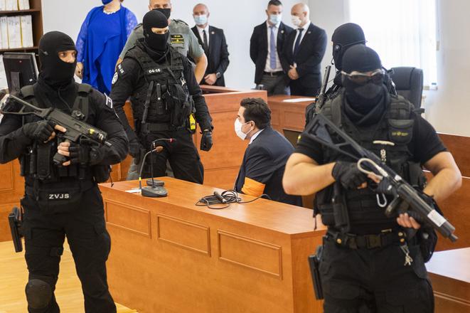 Marian Kočner before the verdict. 