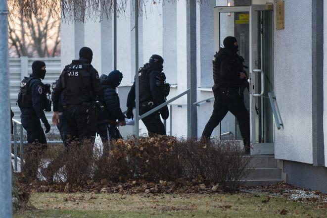 Zoltán Andruskó arrives to court