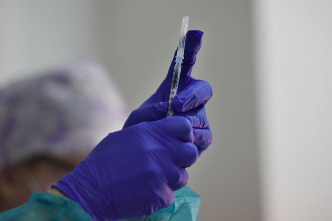 First Pfizer/BioNTech vaccine to be administered in Slovakia.  