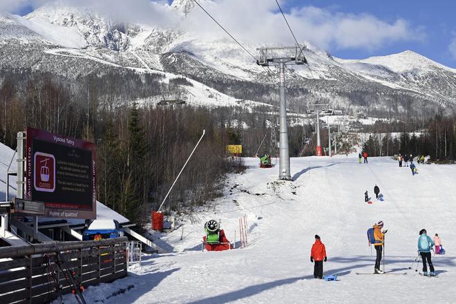 Ski resort in Tatranská Lomnica