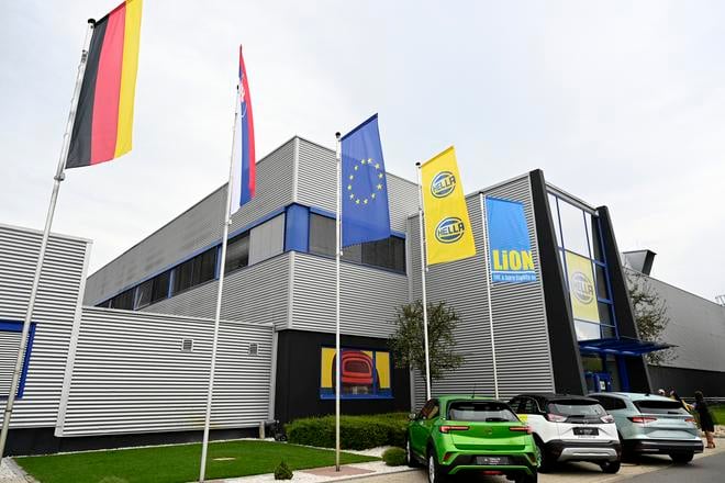 The Hella company's building in Bánovce nad Bebravou, pictured in 2021.