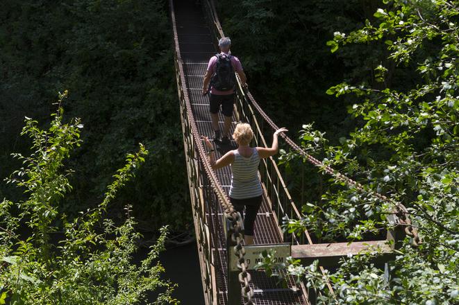 Tourists in Slovenský Raj