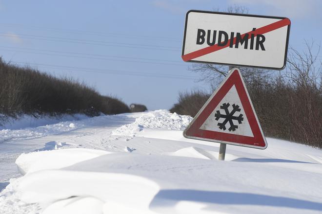 Eastern Slovakia, as well as other parts of Slovakia, were blasted with snow and freezing temperatures. 