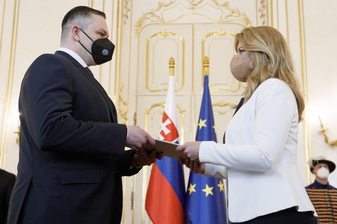 President Zuzana Čaputová appointed new SIS director Michal Aláč on May 6.