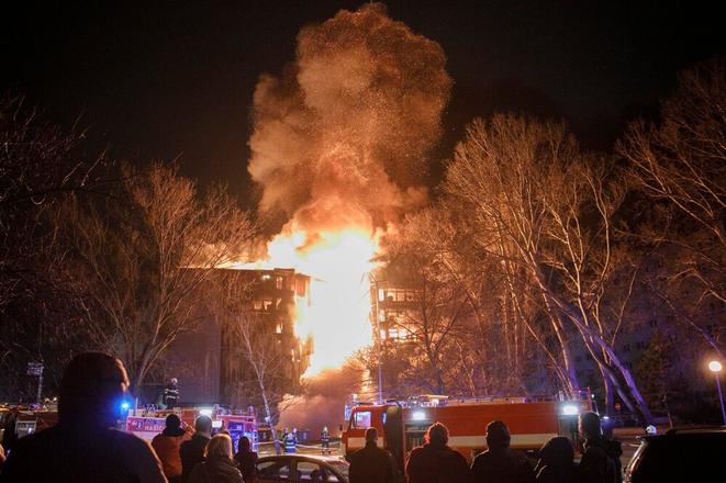 The fire on Drieňová Street.