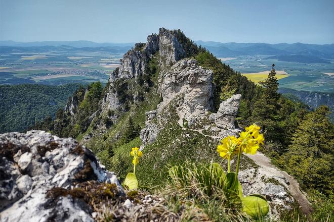 The Ostrá mountain in the Veľká Fatra mountain range, northern Slovakia.