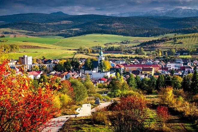 Trstená city, north-central part of Slovakia. 