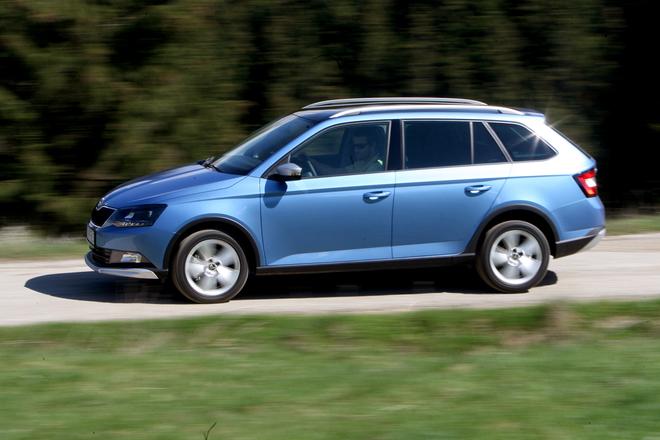 The Škoda Fabia model.