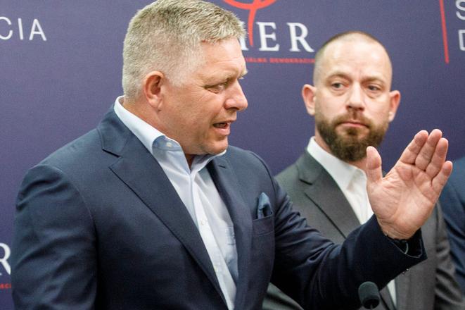 Robert Fico and lawyer Marek Para