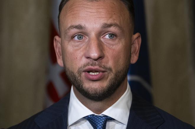 Interior Minister Matúš Šutaj Eštok.
