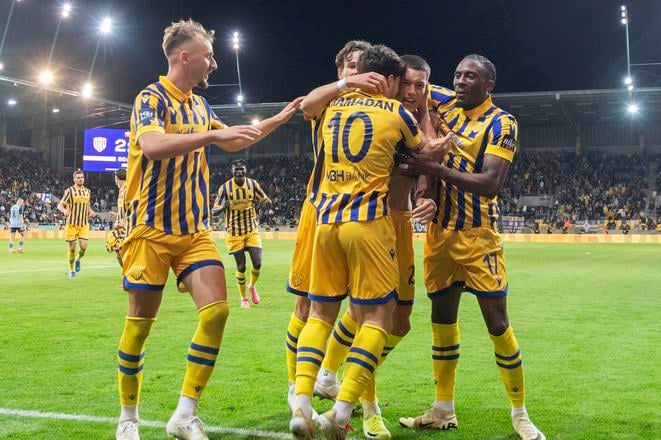 Gólová radosť futbalistov DAC - ilustračné foto