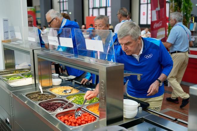 Prezident MOV v olympijskej dedine.