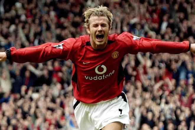 David Beckham v drese, ktorých z klubových najviac miloval.