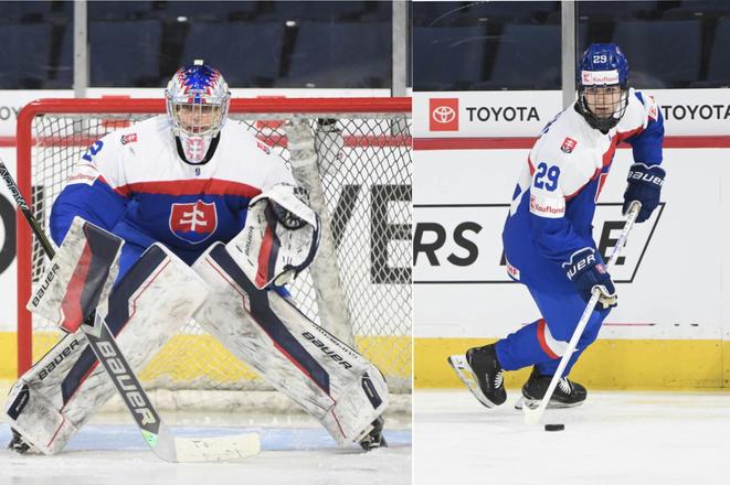Brankár Michal Prádel a útočník Tomáš Chrenko patria medzi opory Slovenska na MS hráčov do 18 rokov.