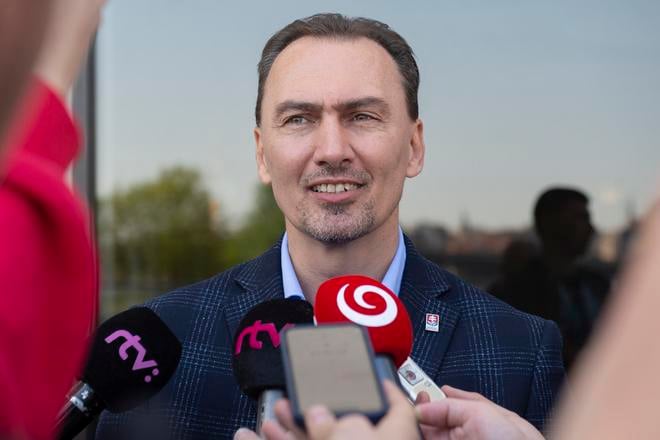 Prezident Slovenského zväzu ľadového hokeja a generálny manažér reprezentácie Miroslav Šatan.