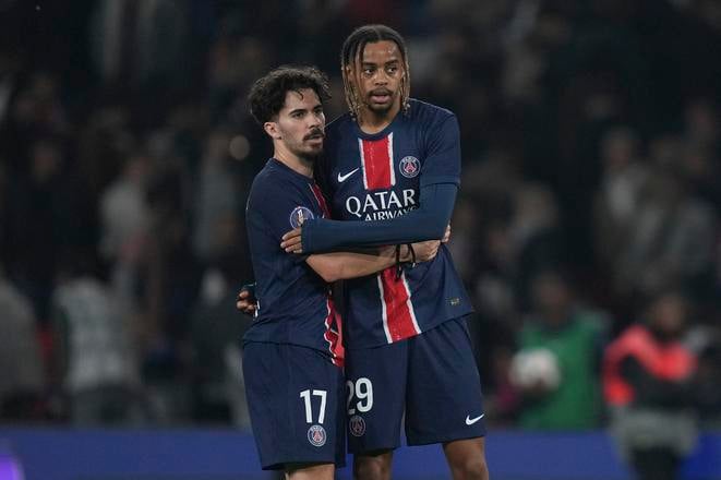 Hráči PSG. AP Photo/Thibault Camus