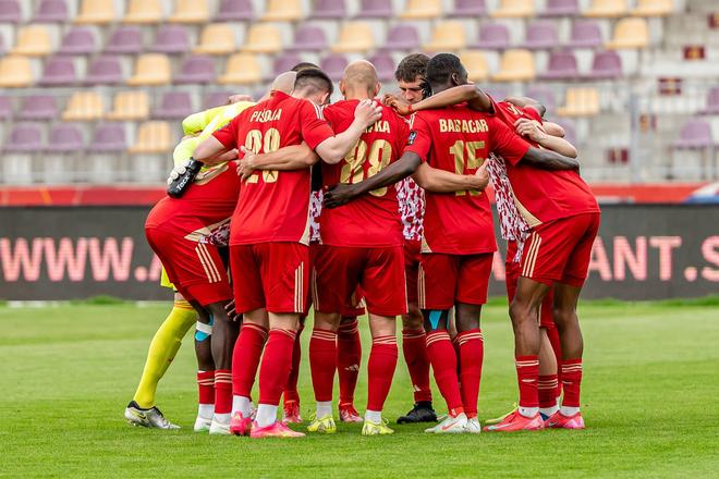 Futbalisti MFK Dukla Banská Bystrica.