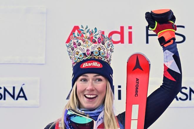 Na snímke americká lyžiarka Mikaela Shiffrinová.