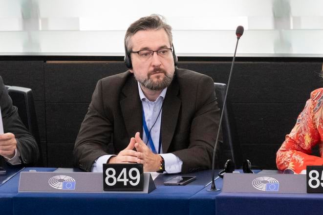 MEP Ľuboš Blaha of the ruling Smer party.