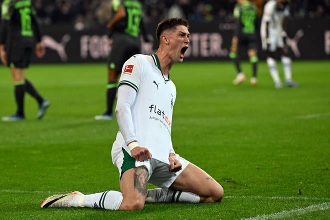 Futbalista Mönchengladbachu Tomáš Čvančara.