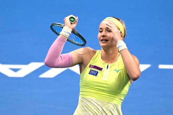 Na snímke slovenská tenistka Rebecca Šramková.